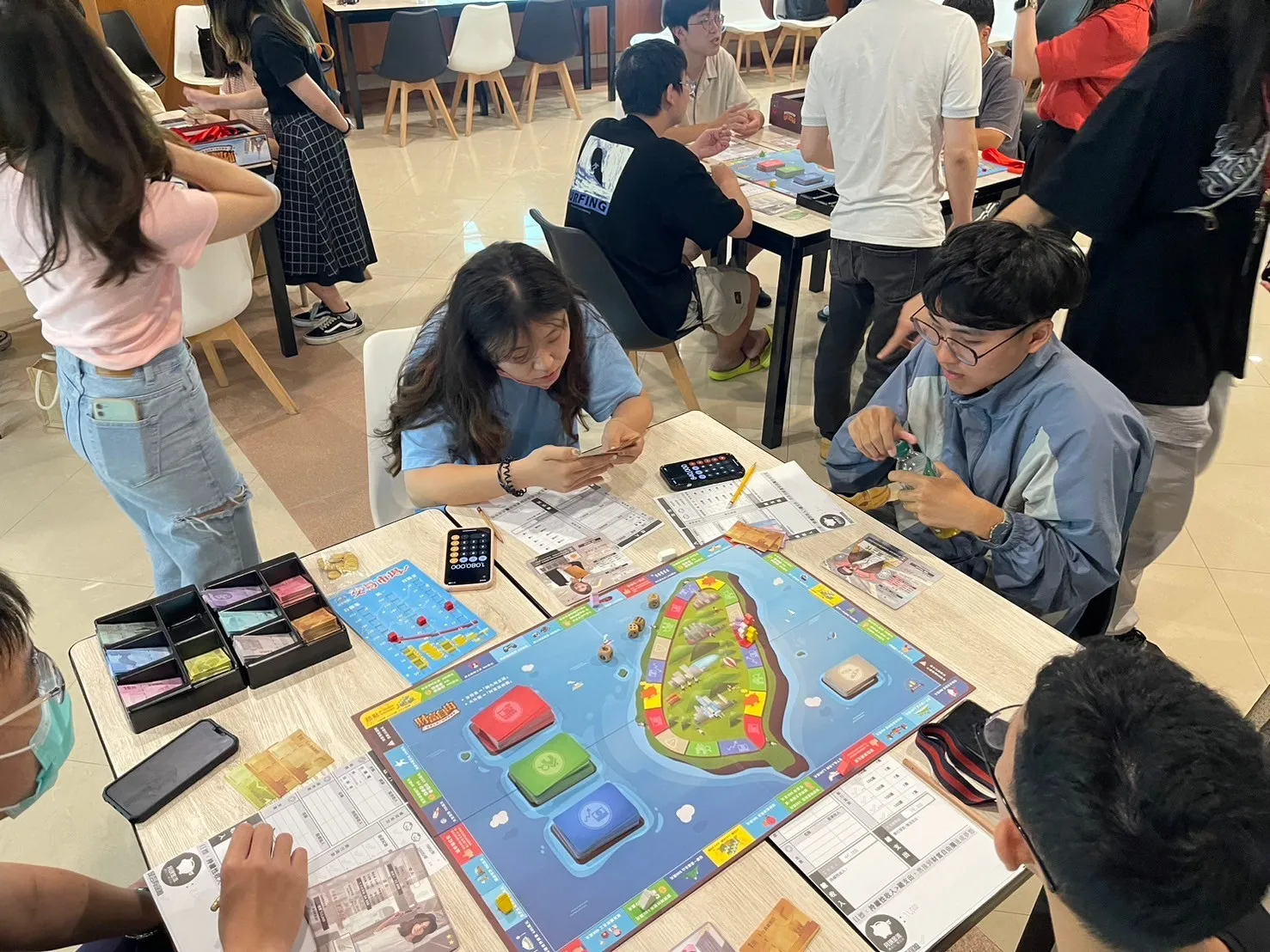 宿舍理財桌遊剪影