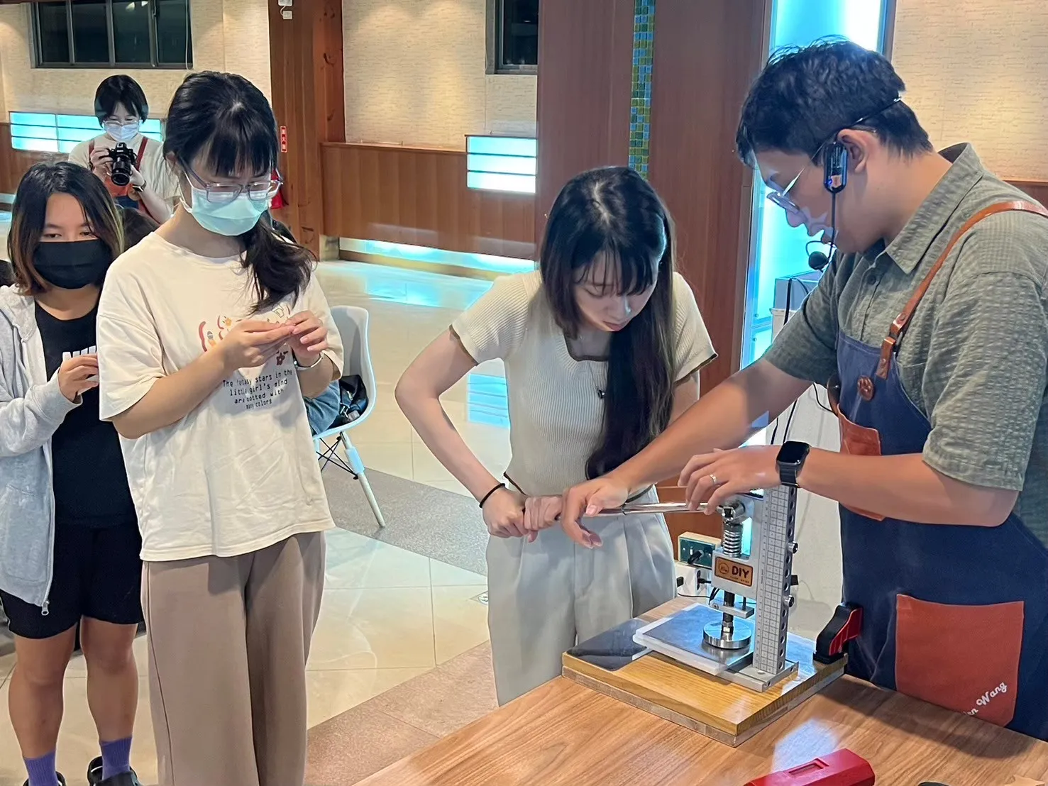 皮革壓印手作課程剪影